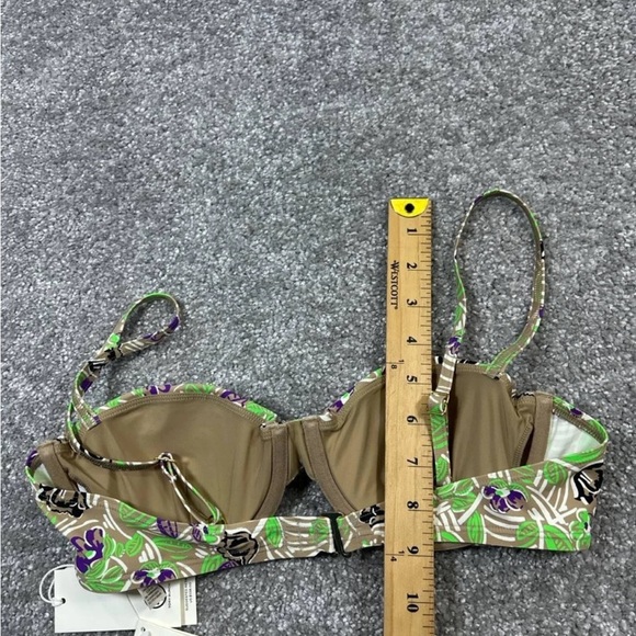 🦋 NWT TORY BURCH. Flora Bikini Top M - Picture 8 of 8
